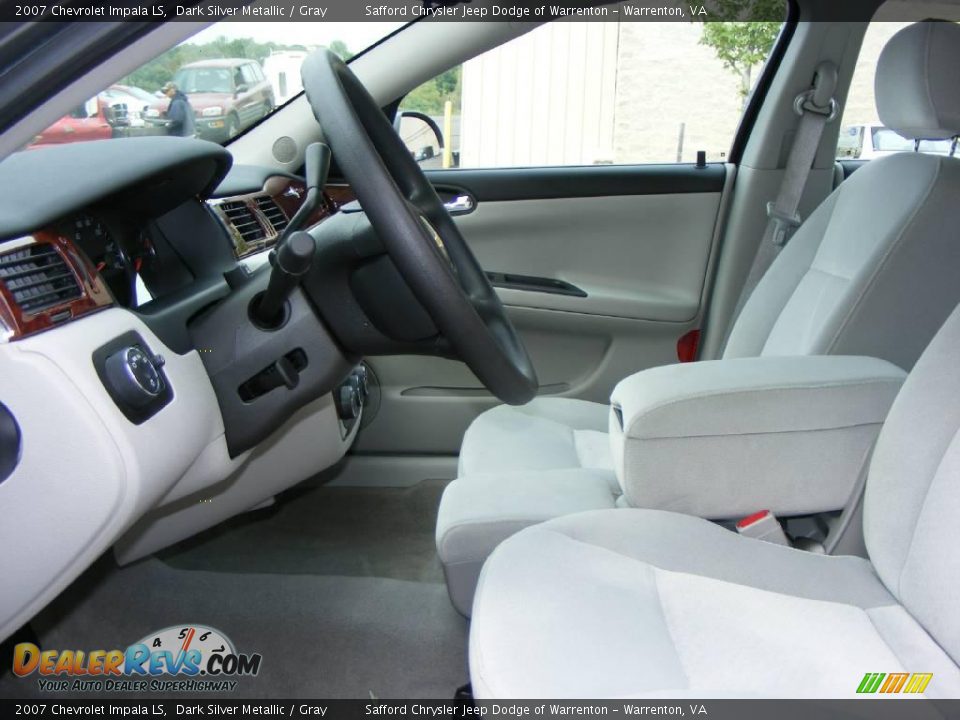 2007 Chevrolet Impala LS Dark Silver Metallic / Gray Photo #14