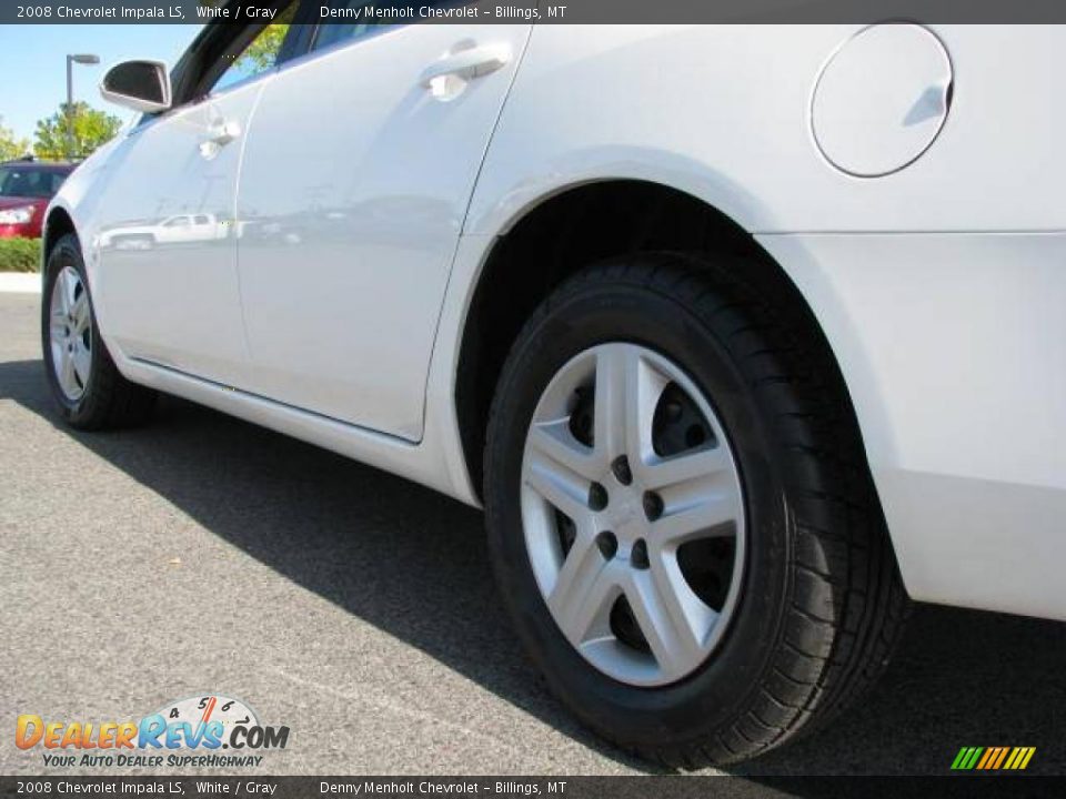 2008 Chevrolet Impala LS White / Gray Photo #7