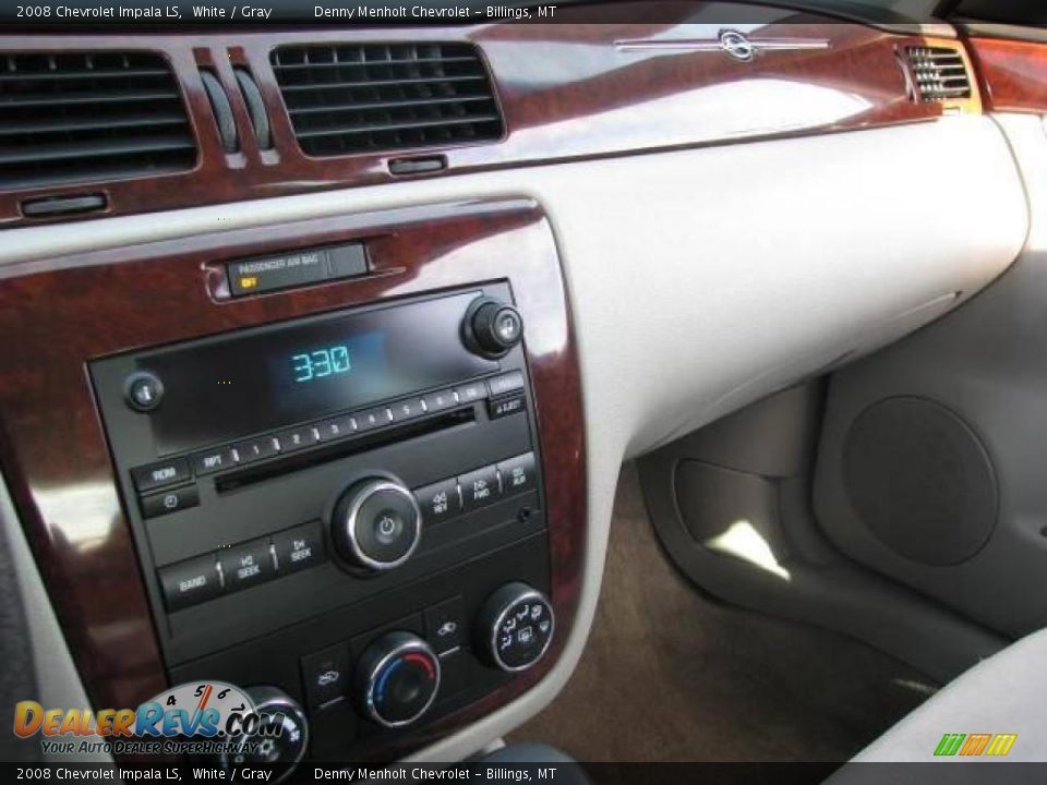 2008 Chevrolet Impala LS White / Gray Photo #11