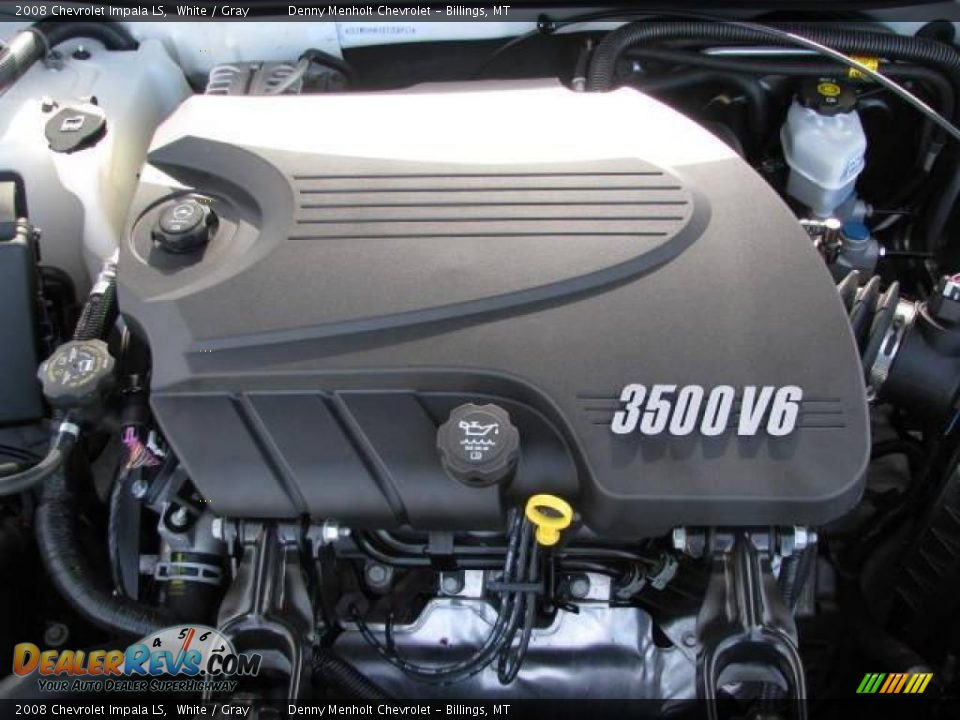 2008 Chevrolet Impala LS White / Gray Photo #13