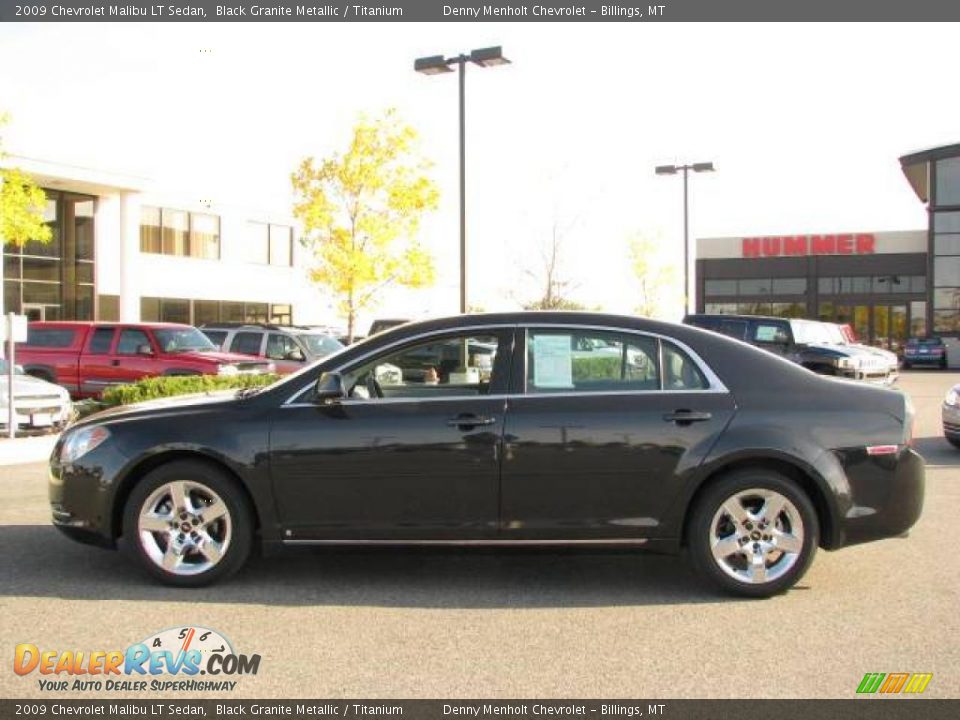 2009 Chevrolet Malibu LT Sedan Black Granite Metallic / Titanium Photo #1