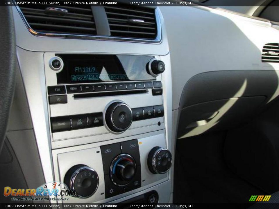 2009 Chevrolet Malibu LT Sedan Black Granite Metallic / Titanium Photo #11