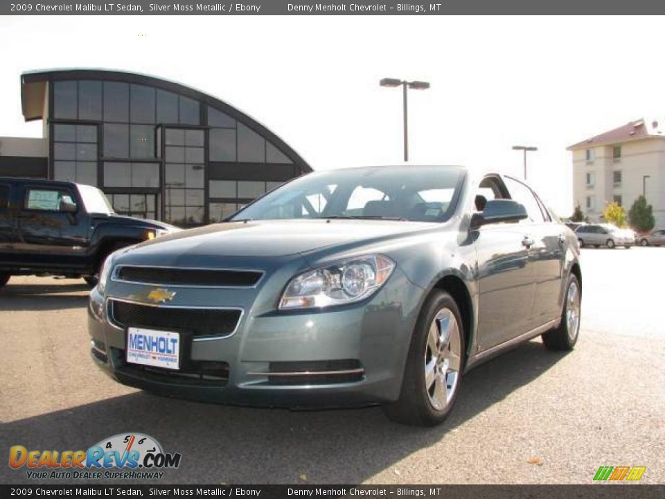 2009 Chevrolet Malibu LT Sedan Silver Moss Metallic / Ebony Photo #2