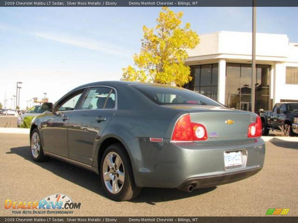 2009 Chevrolet Malibu LT Sedan Silver Moss Metallic / Ebony Photo #6