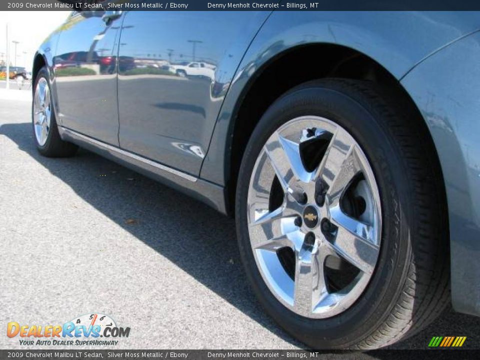 2009 Chevrolet Malibu LT Sedan Silver Moss Metallic / Ebony Photo #7