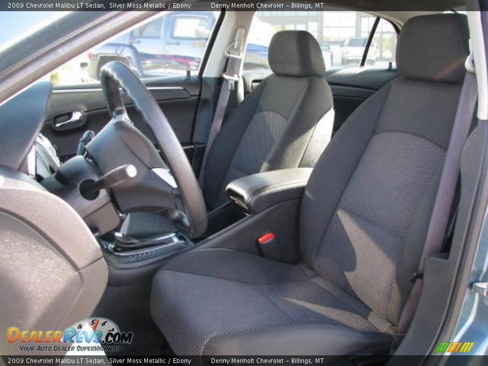 2009 Chevrolet Malibu LT Sedan Silver Moss Metallic / Ebony Photo #9
