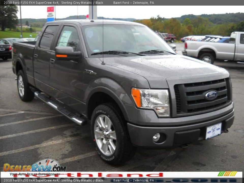 2010 Ford F150 FX4 SuperCrew 4x4 Sterling Grey Metallic / Black Photo #4
