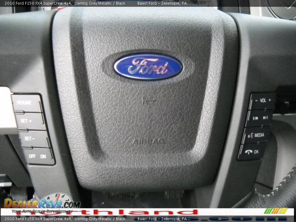 2010 Ford F150 FX4 SuperCrew 4x4 Sterling Grey Metallic / Black Photo #19