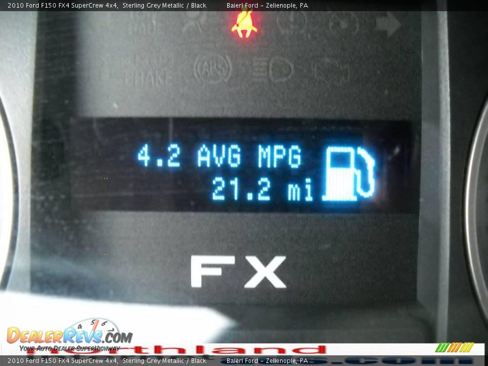 2010 Ford F150 FX4 SuperCrew 4x4 Sterling Grey Metallic / Black Photo #20