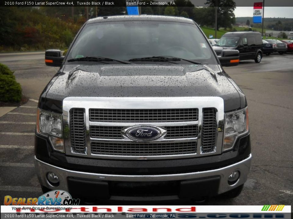 2010 Ford F150 Lariat SuperCrew 4x4 Tuxedo Black / Black Photo #3