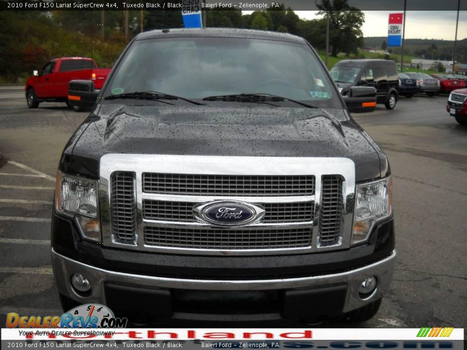 2010 Ford F150 Lariat SuperCrew 4x4 Tuxedo Black / Black Photo #3