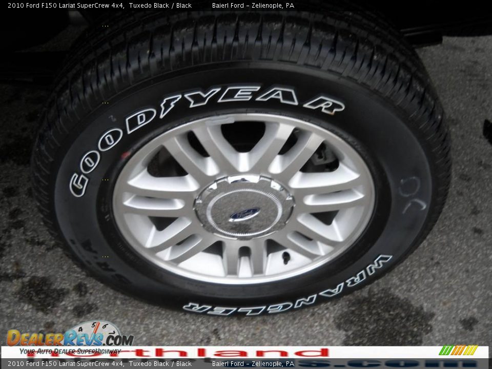 2010 Ford F150 Lariat SuperCrew 4x4 Tuxedo Black / Black Photo #16