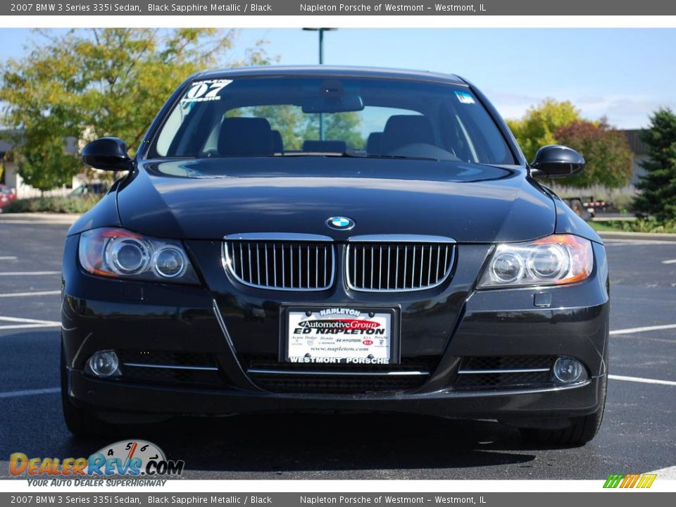 2007 BMW 3 Series 335i Sedan Black Sapphire Metallic / Black Photo #2