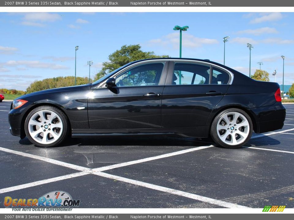 2007 BMW 3 Series 335i Sedan Black Sapphire Metallic / Black Photo #8