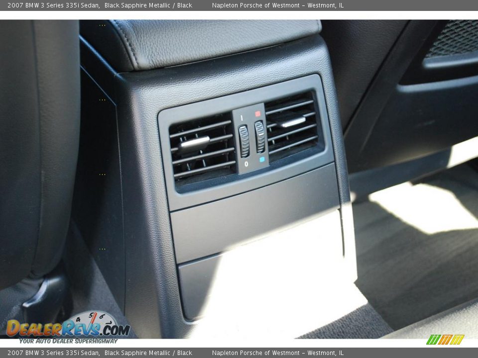 2007 BMW 3 Series 335i Sedan Black Sapphire Metallic / Black Photo #13