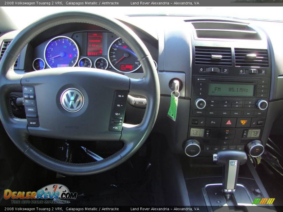 2008 Volkswagen Touareg 2 VR6 Galapagos Metallic / Anthracite Photo #9