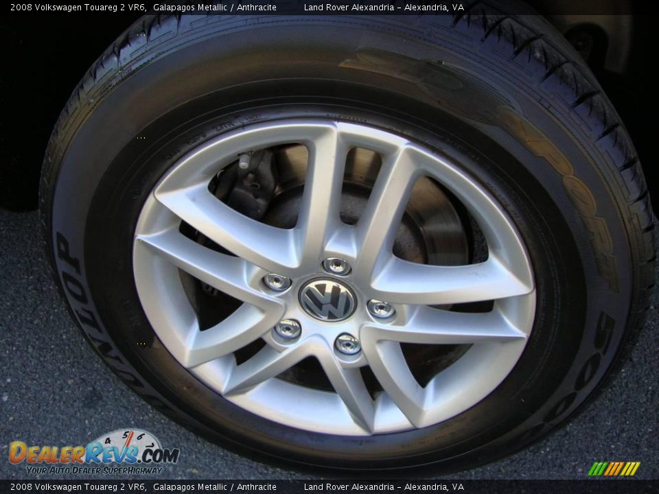 2008 Volkswagen Touareg 2 VR6 Galapagos Metallic / Anthracite Photo #12