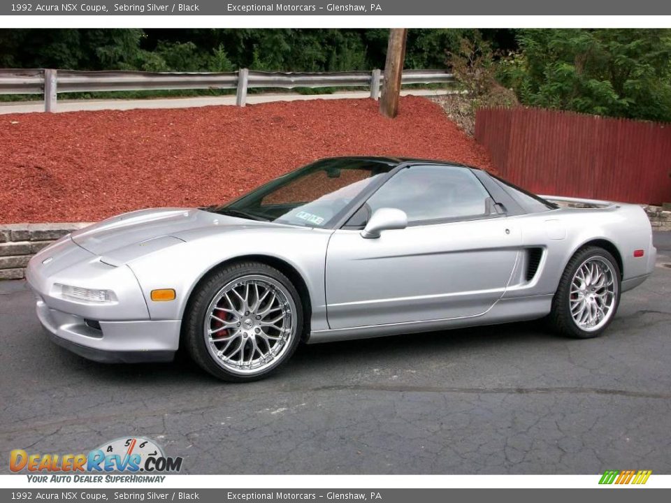 1992 Acura NSX Coupe Sebring Silver / Black Photo #1