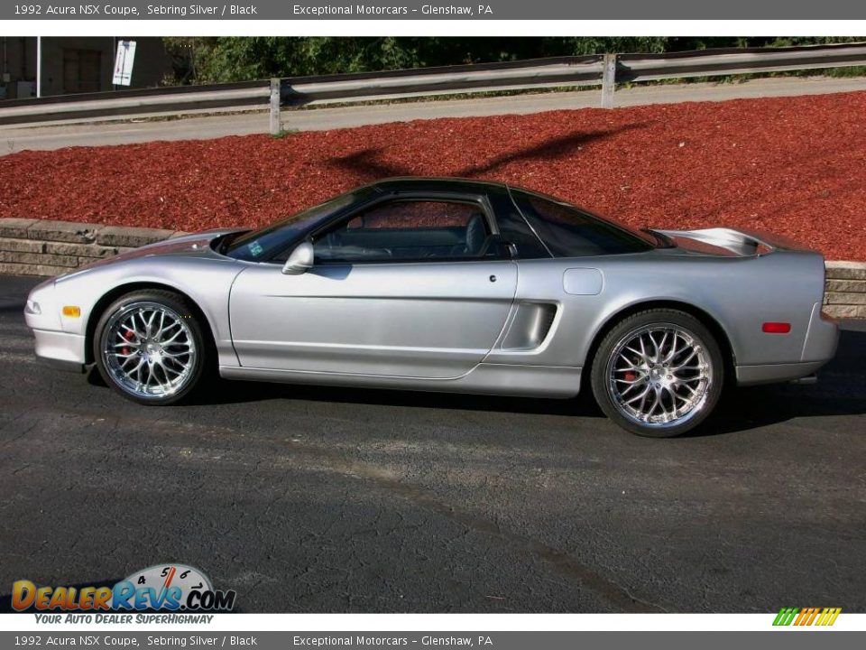 1992 Acura NSX Coupe Sebring Silver / Black Photo #2