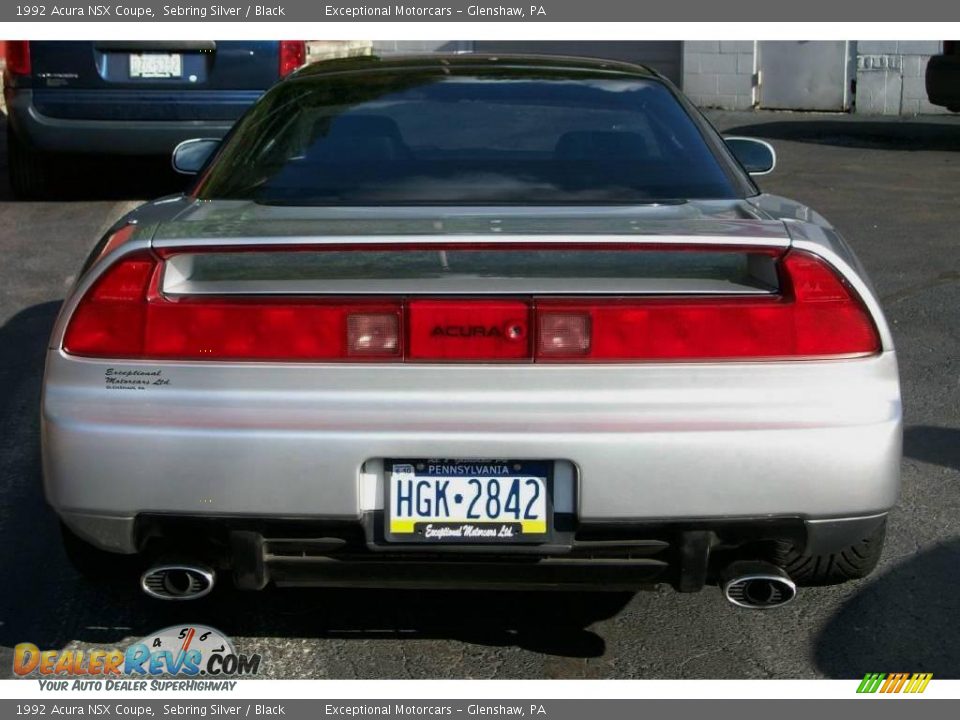 1992 Acura NSX Coupe Sebring Silver / Black Photo #4