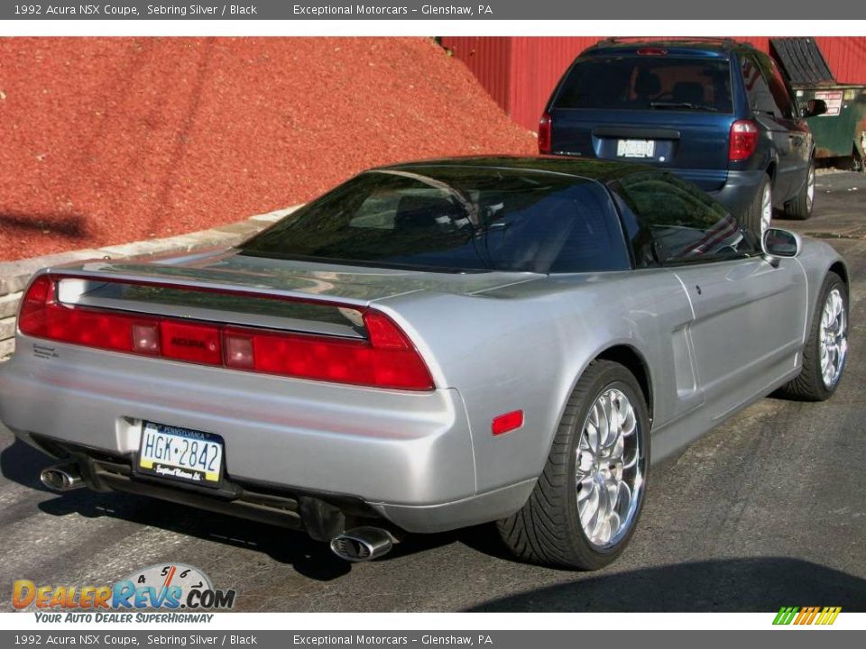 1992 Acura NSX Coupe Sebring Silver / Black Photo #5