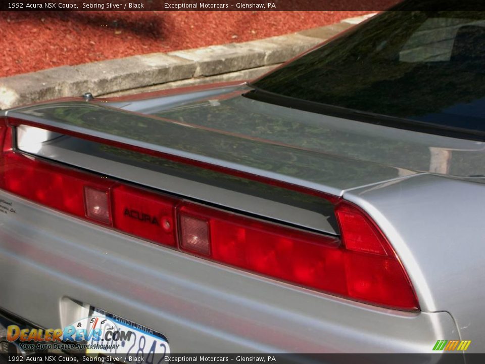 1992 Acura NSX Coupe Sebring Silver / Black Photo #6