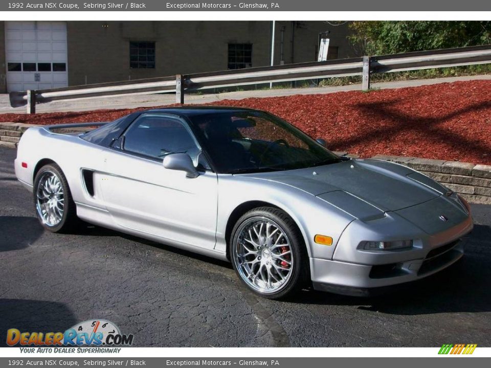 1992 Acura NSX Coupe Sebring Silver / Black Photo #8