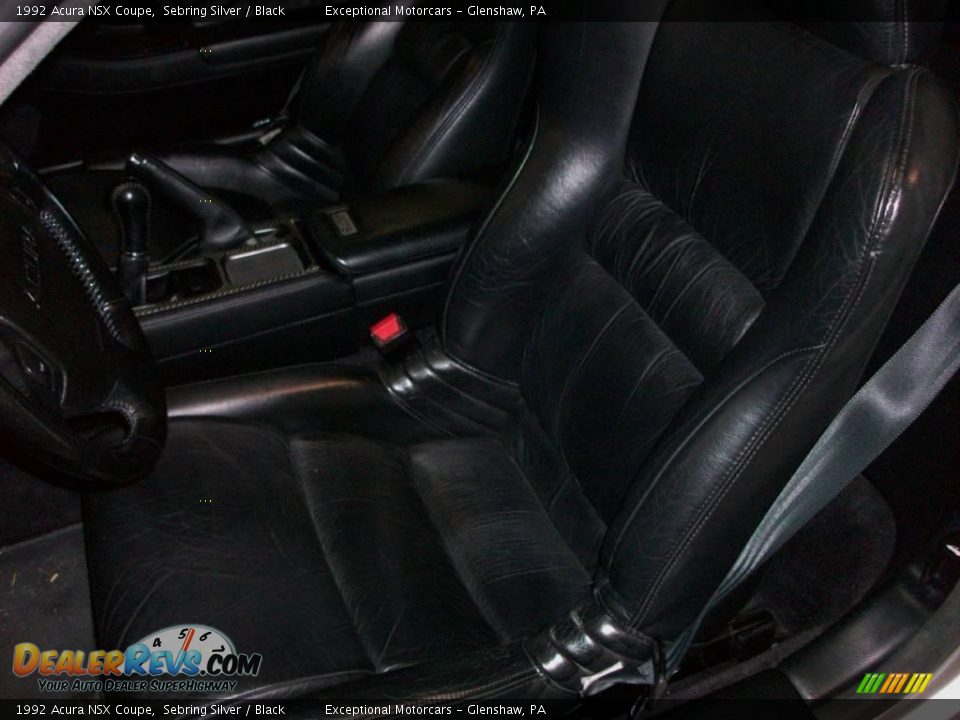 1992 Acura NSX Coupe Sebring Silver / Black Photo #12