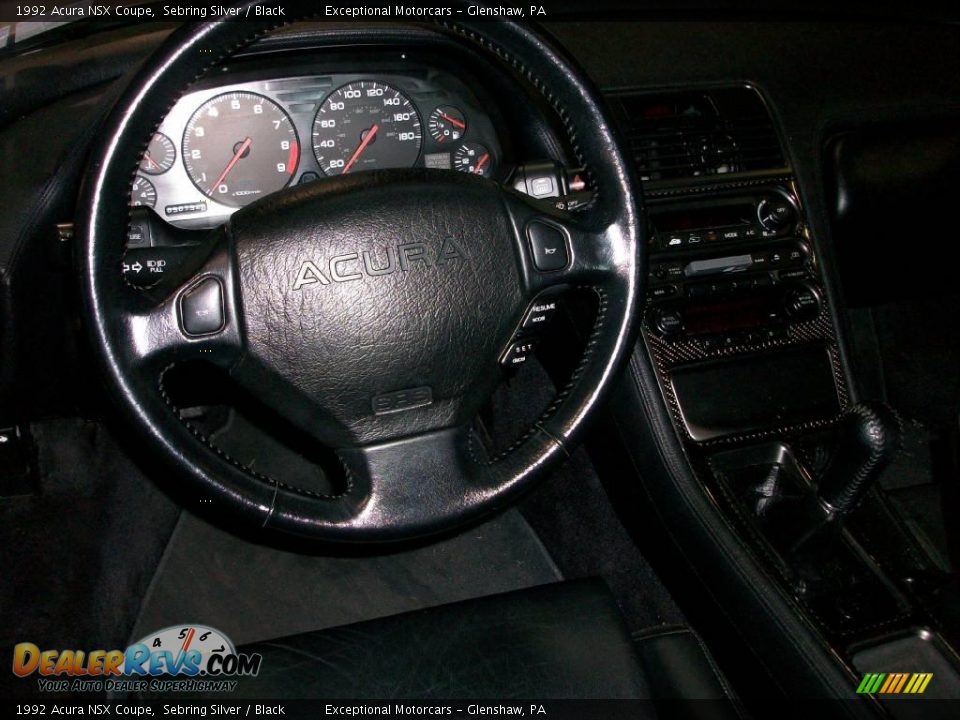 1992 Acura NSX Coupe Sebring Silver / Black Photo #13