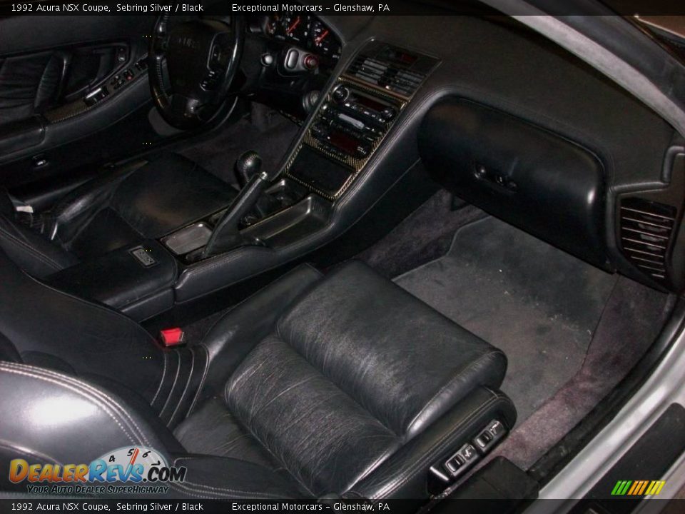 1992 Acura NSX Coupe Sebring Silver / Black Photo #15