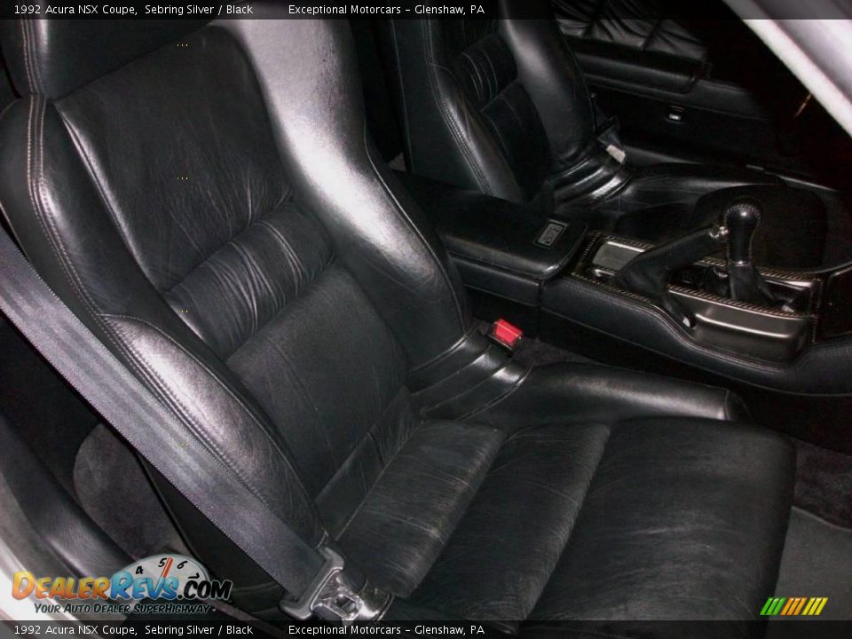 1992 Acura NSX Coupe Sebring Silver / Black Photo #16