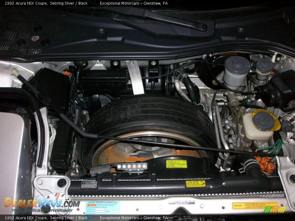 1992 Acura NSX Coupe Sebring Silver / Black Photo #18