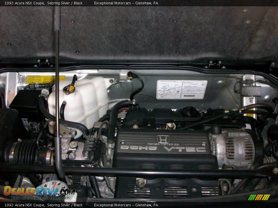 1992 Acura NSX Coupe Sebring Silver / Black Photo #19