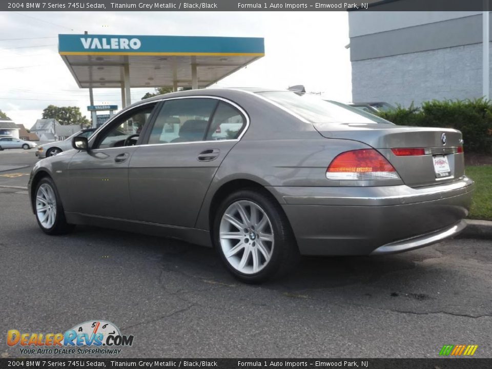 2004 BMW 7 Series 745Li Sedan Titanium Grey Metallic / Black/Black Photo #4