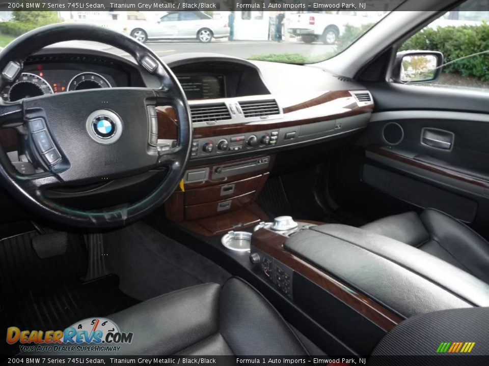 2004 BMW 7 Series 745Li Sedan Titanium Grey Metallic / Black/Black Photo #5