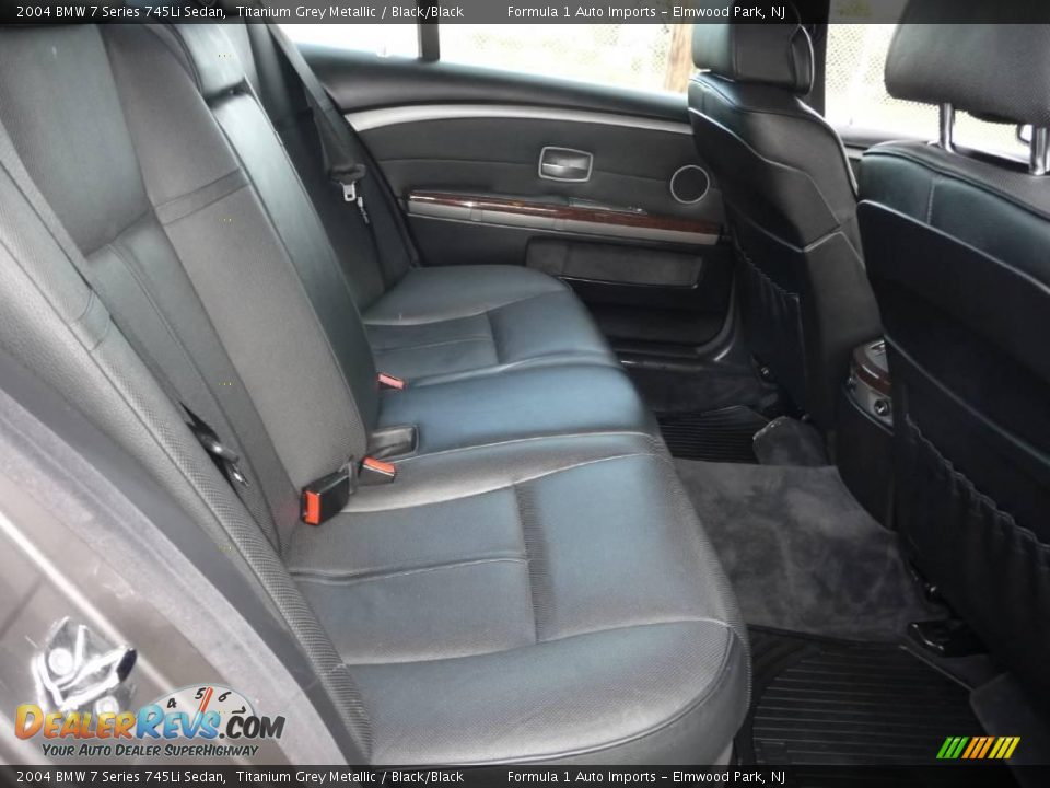 2004 BMW 7 Series 745Li Sedan Titanium Grey Metallic / Black/Black Photo #8