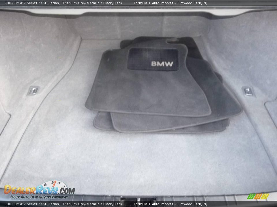 2004 BMW 7 Series 745Li Sedan Titanium Grey Metallic / Black/Black Photo #15