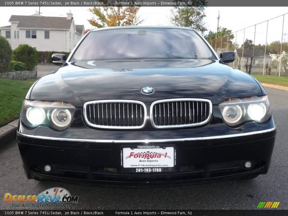 2005 BMW 7 Series 745Li Sedan Jet Black / Black/Black Photo #2