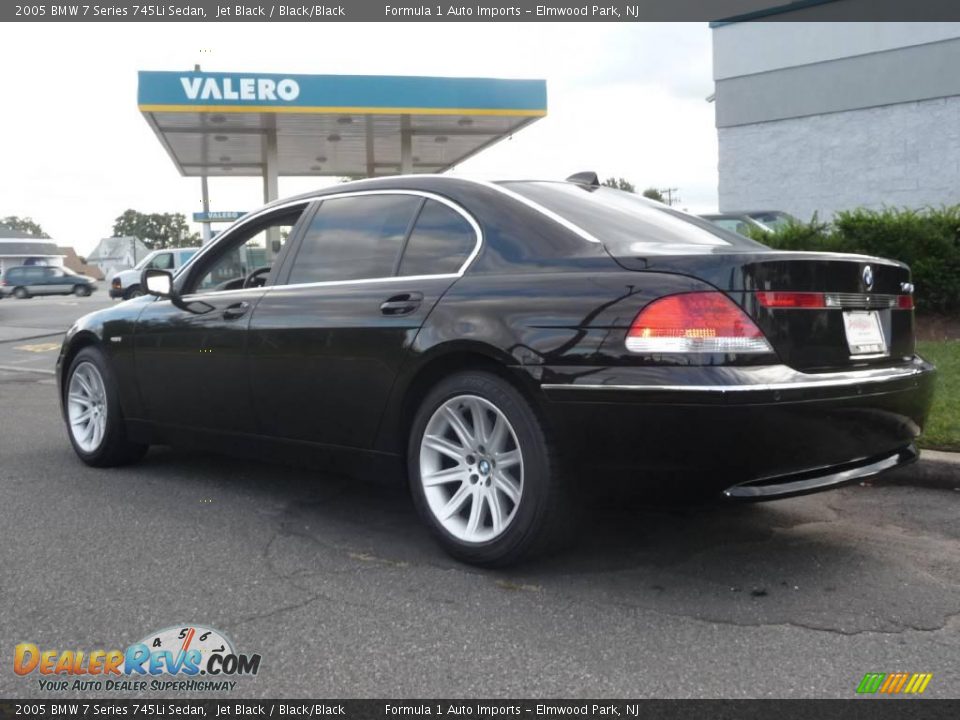 2005 BMW 7 Series 745Li Sedan Jet Black / Black/Black Photo #5