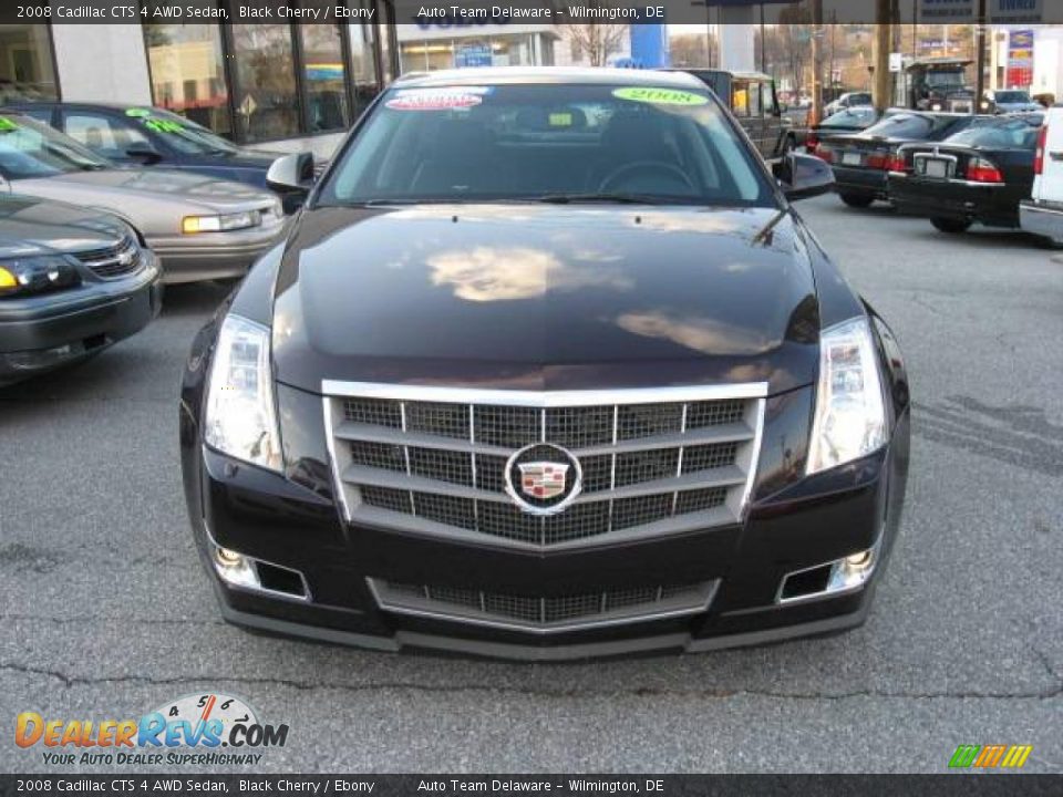 2008 Cadillac CTS 4 AWD Sedan Black Cherry / Ebony Photo #10