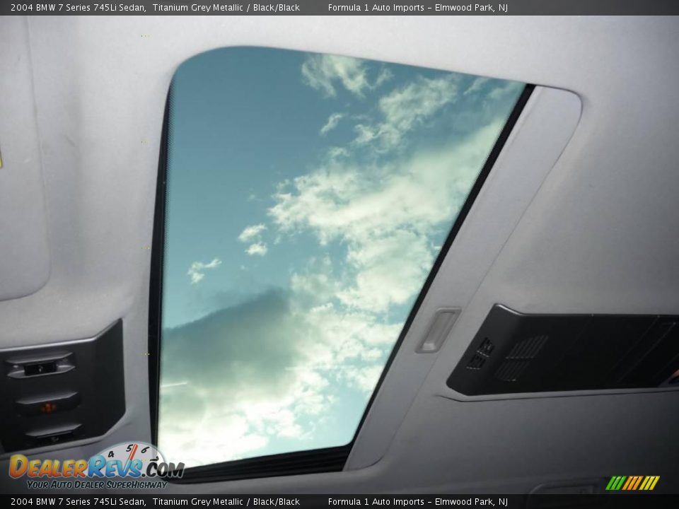 2004 BMW 7 Series 745Li Sedan Titanium Grey Metallic / Black/Black Photo #25