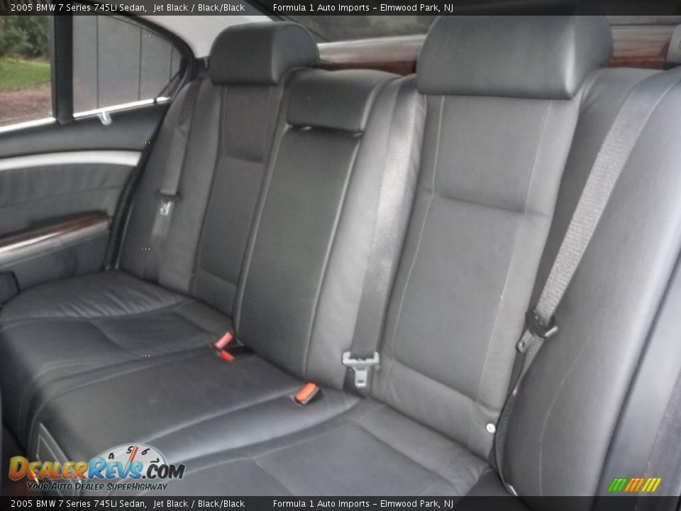 2005 BMW 7 Series 745Li Sedan Jet Black / Black/Black Photo #14