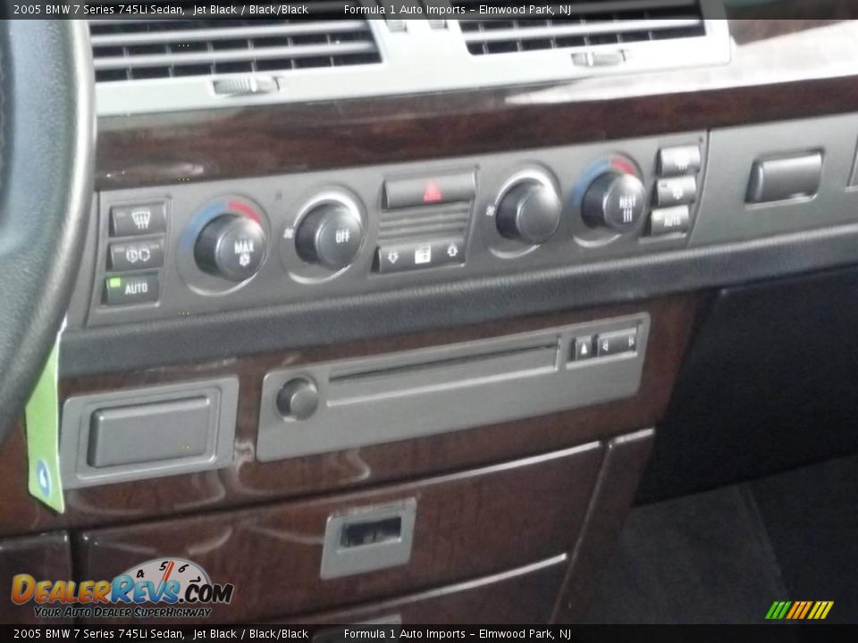 2005 BMW 7 Series 745Li Sedan Jet Black / Black/Black Photo #15