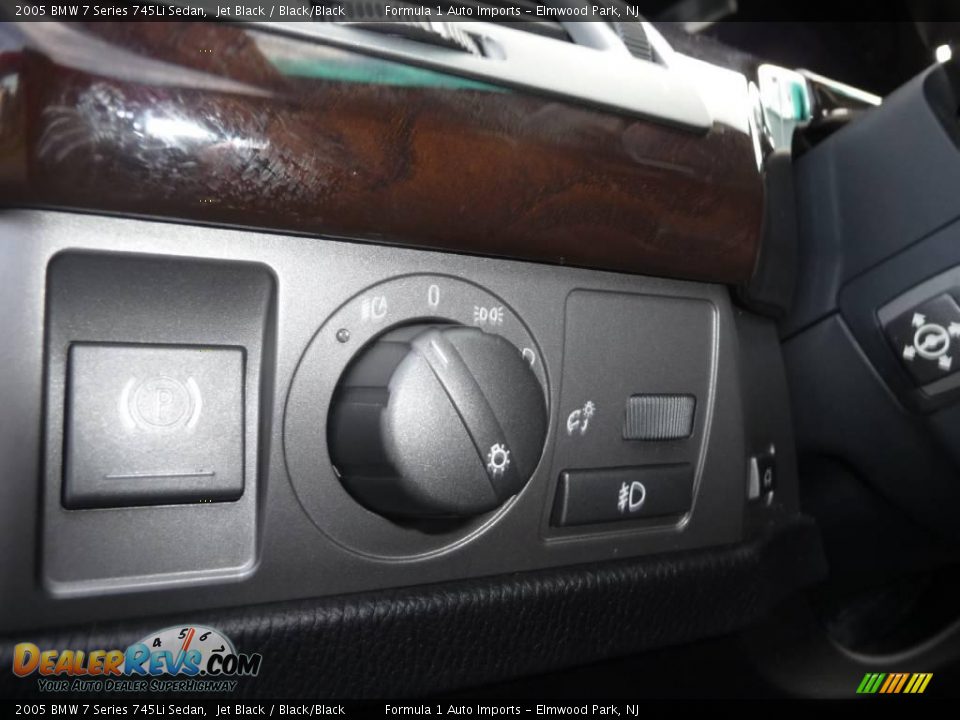 2005 BMW 7 Series 745Li Sedan Jet Black / Black/Black Photo #19