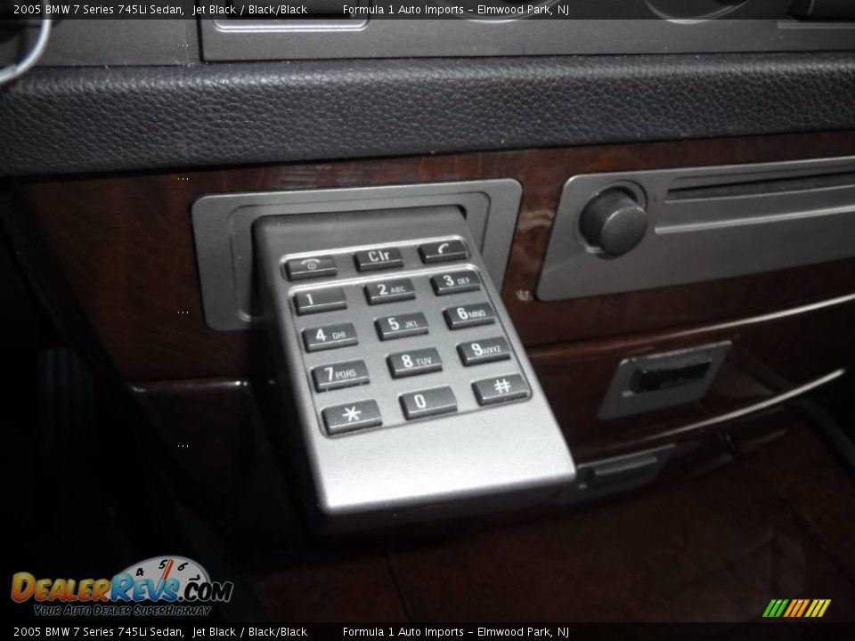 2005 BMW 7 Series 745Li Sedan Jet Black / Black/Black Photo #20
