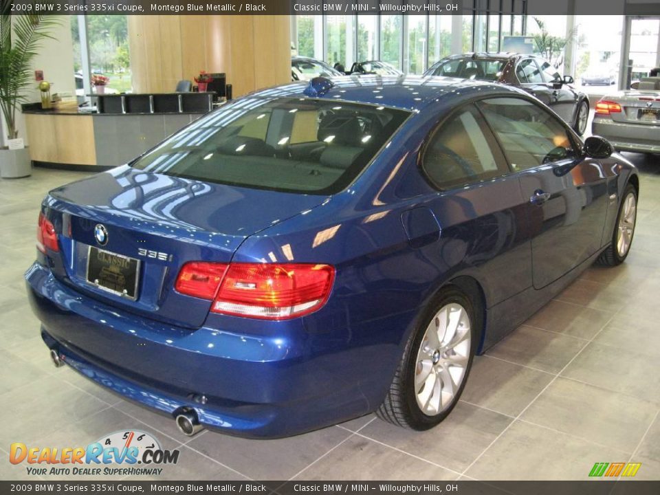 2009 BMW 3 Series 335xi Coupe Montego Blue Metallic / Black Photo #2