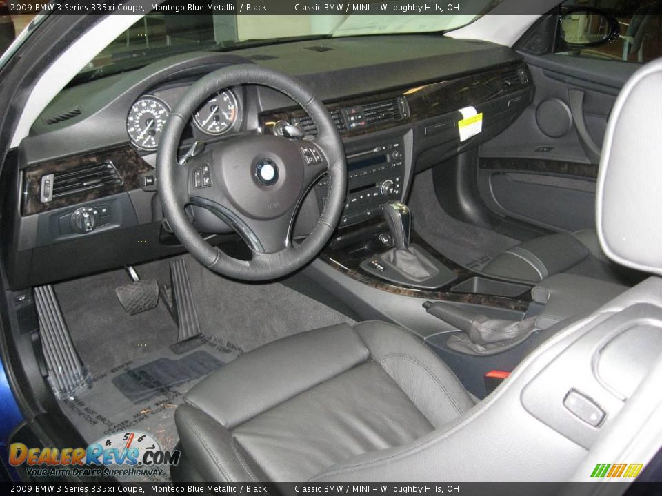 2009 BMW 3 Series 335xi Coupe Montego Blue Metallic / Black Photo #3