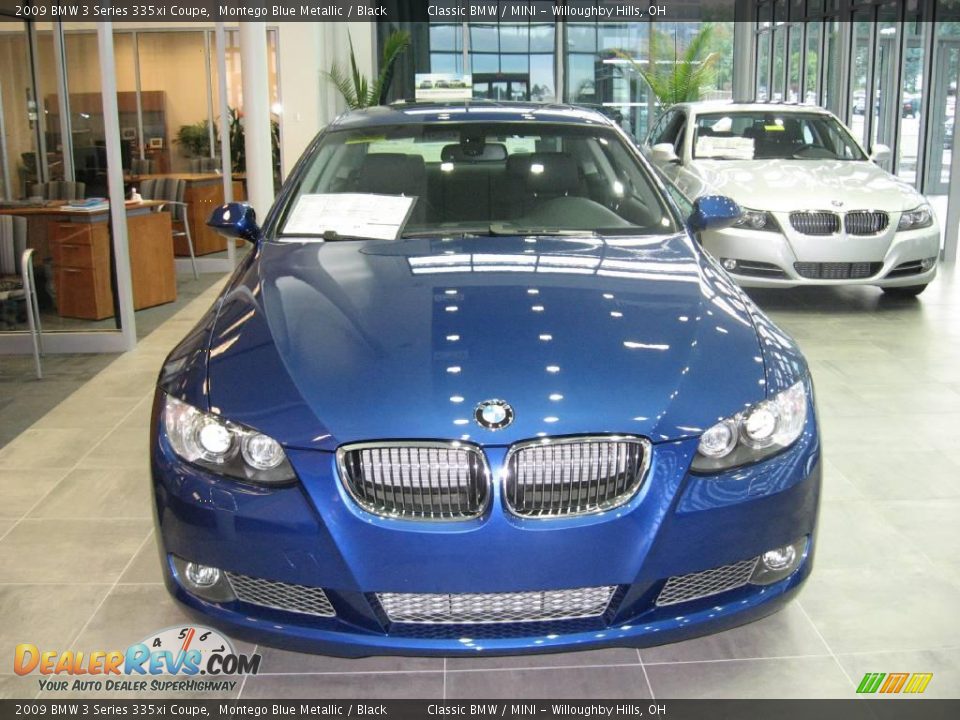 2009 BMW 3 Series 335xi Coupe Montego Blue Metallic / Black Photo #4
