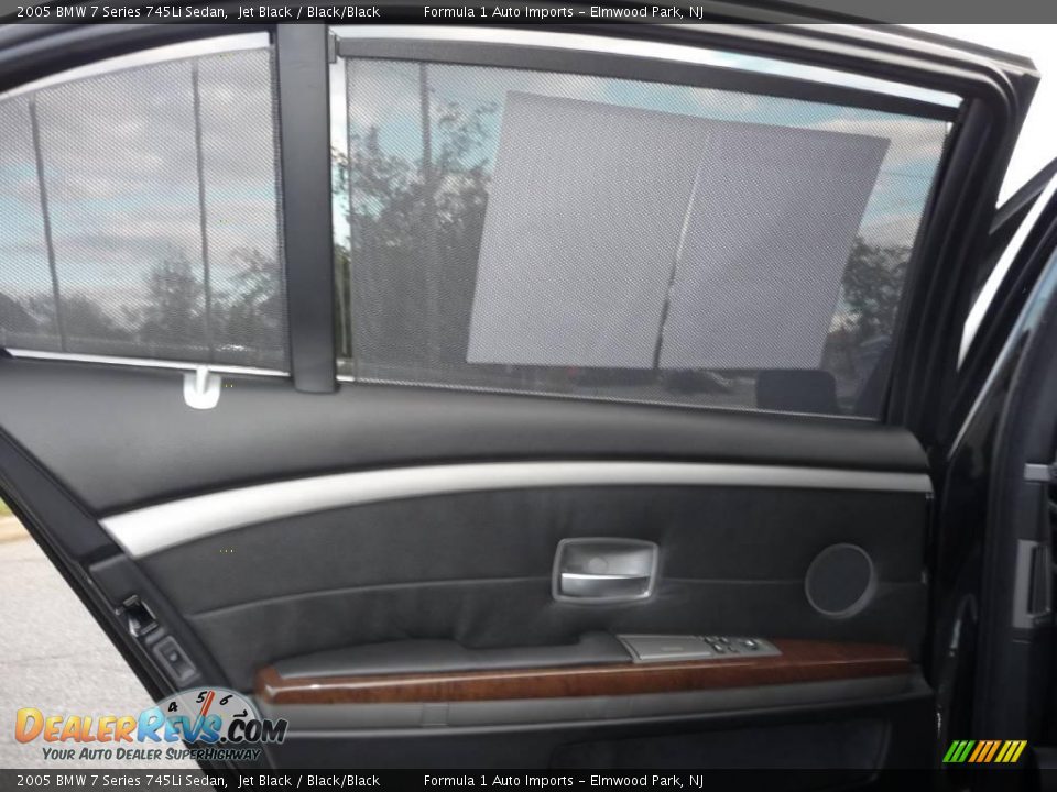 2005 BMW 7 Series 745Li Sedan Jet Black / Black/Black Photo #22