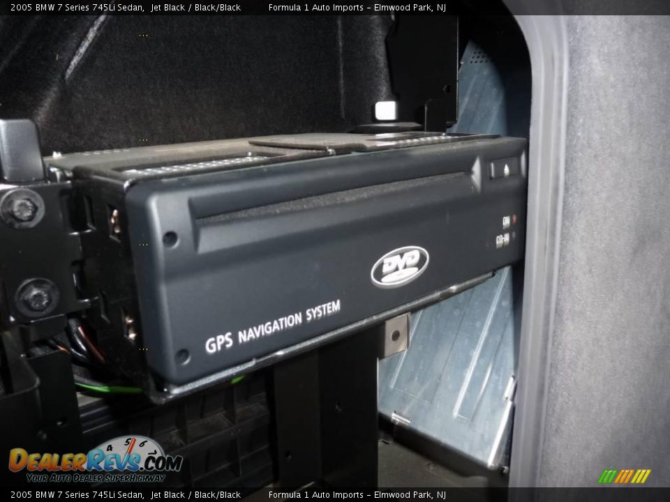 2005 BMW 7 Series 745Li Sedan Jet Black / Black/Black Photo #23